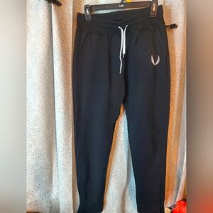 2 Pairs of Sweats with drawstring. Black and Gray.
